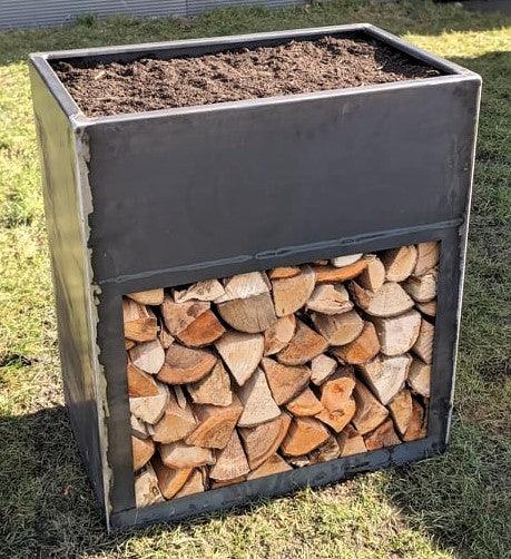 Holzregal mit Pflanzbeet - maiba