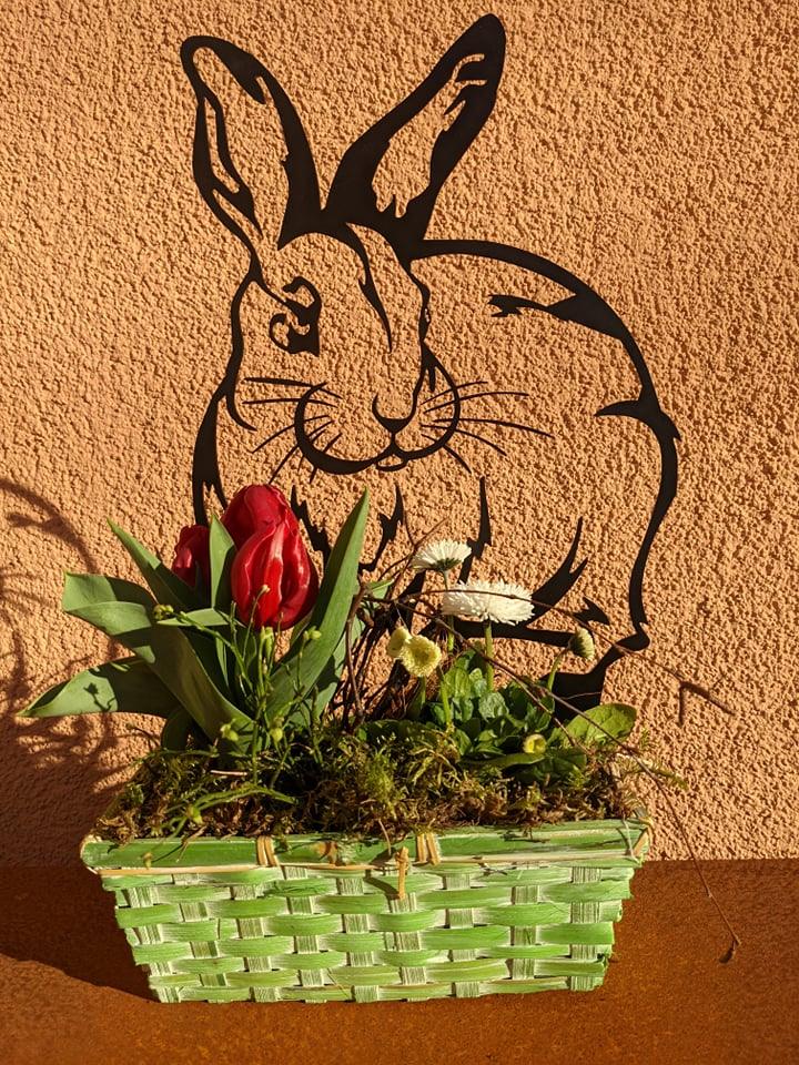 Hase Natur Gartenstecker - maiba