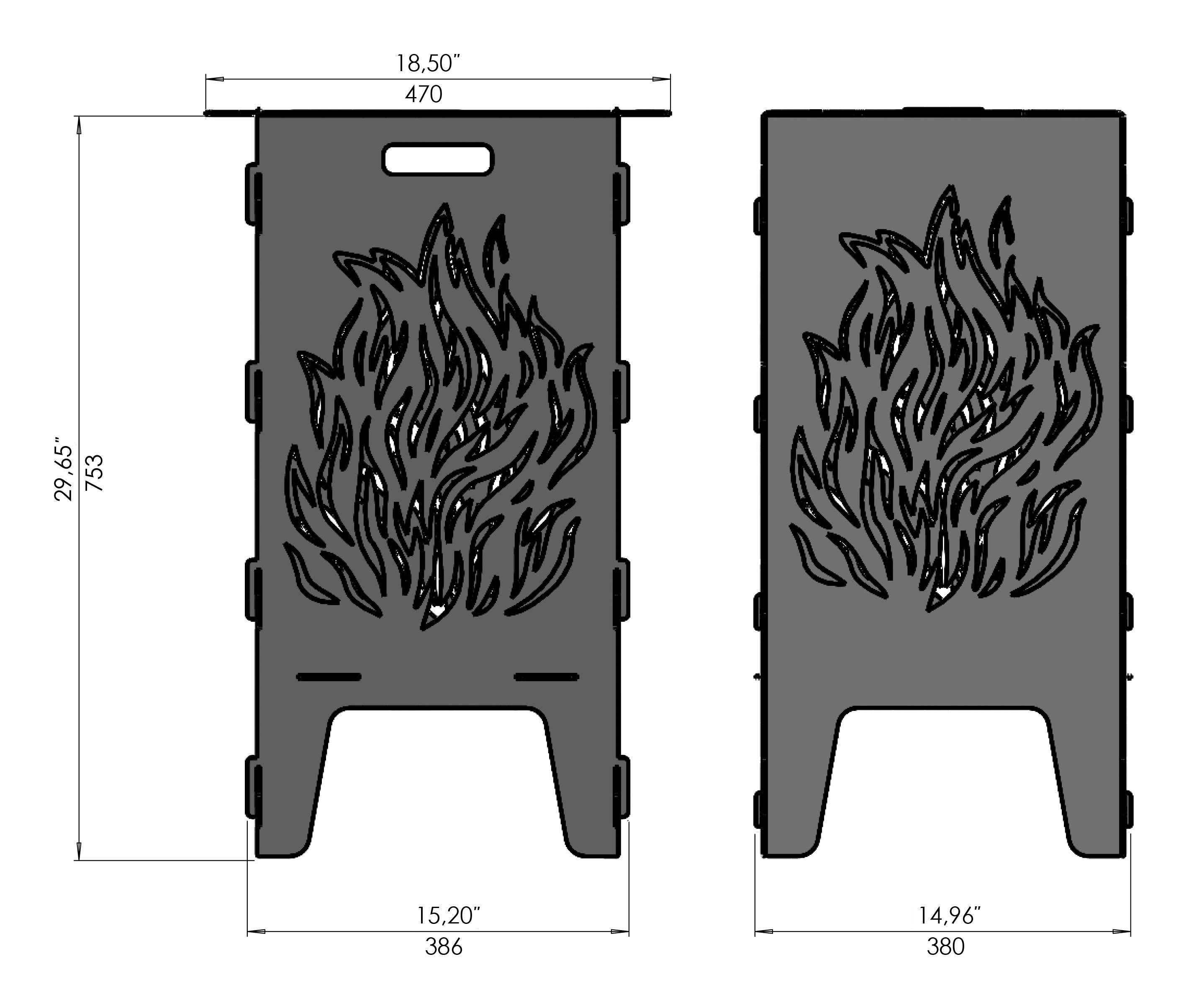 Feuertonne Flamme - maiba