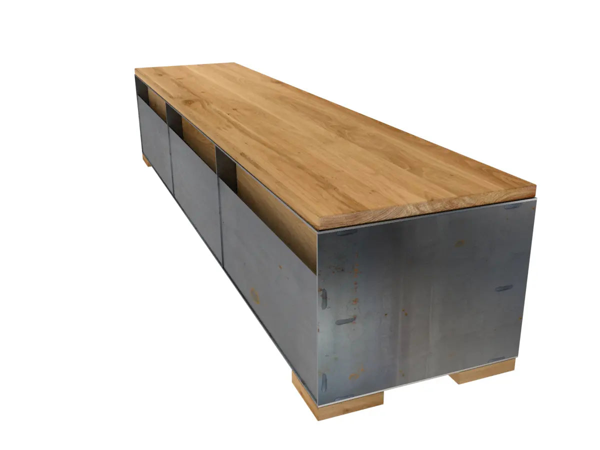 Lowboard I Sideboard aus Metall, Stahl und Holz - maiba